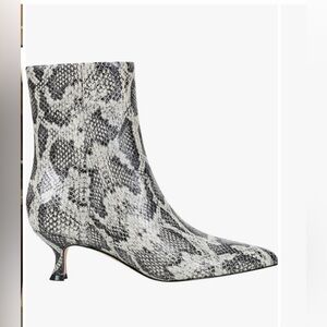 Marc Fisher Iggy Leather Snake Print Bootie